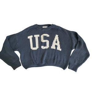 Grayson Threads Light Blue USA Sweater